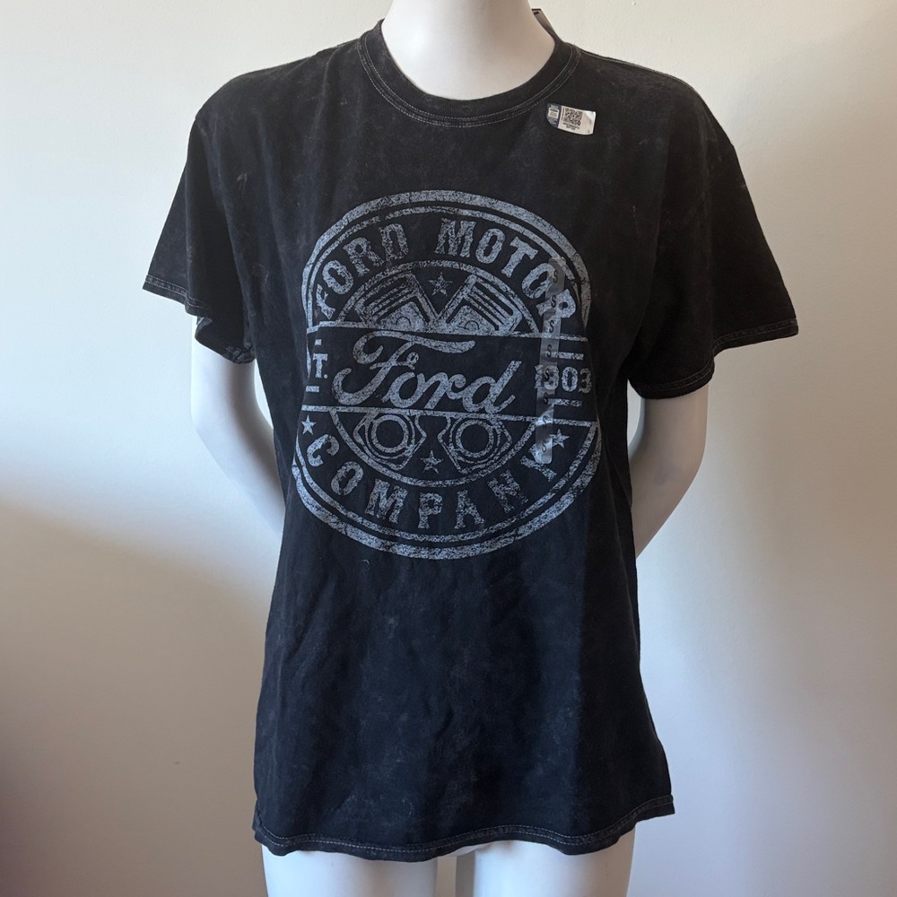 Ford Black and White Logo T-Shirt Size S - Picture 2 of 7